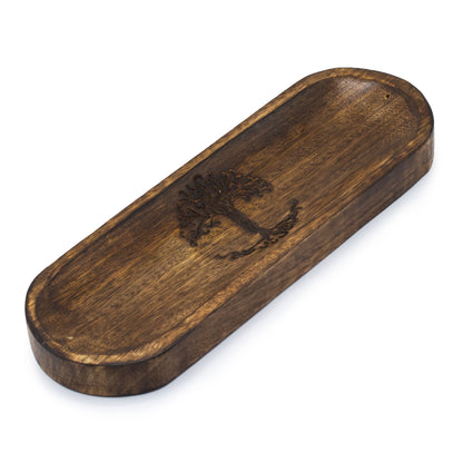 Grand Plateau d'Encens 30x10cm - Arbre de Vie