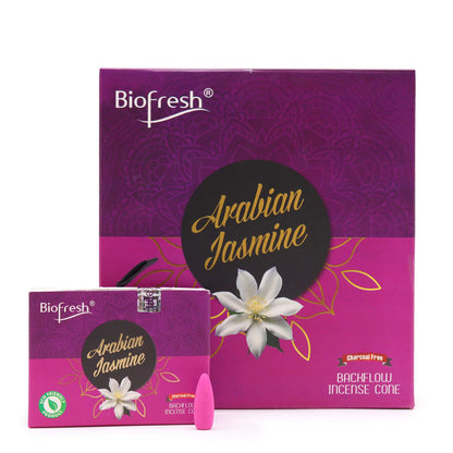Cônes d'Encens à Reflux Biofresh (40 cônes) - Jasmin d'Arabie