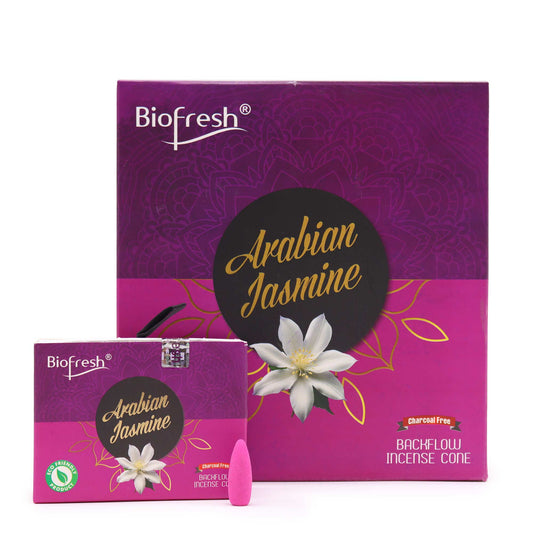 Cônes d'Encens à Reflux Biofresh (40 cônes) - Jasmin d'Arabie