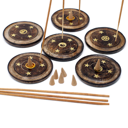 Disque 10cm Bois de Manguier (Cones&Batonnets)