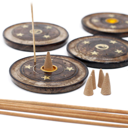 Disque 10cm Bois de Manguier (Cones&Batonnets)