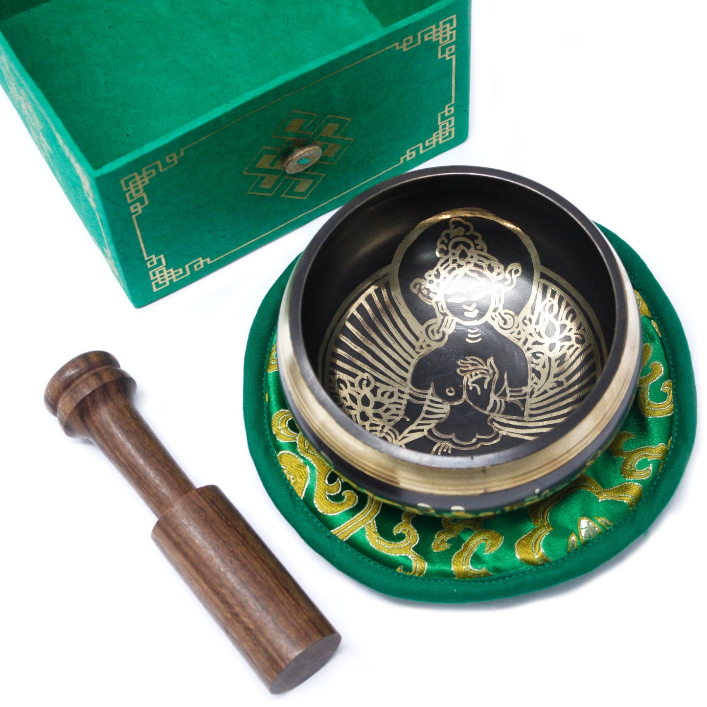 Bol Chantant 10cm - Tara Vert (min. 380g)