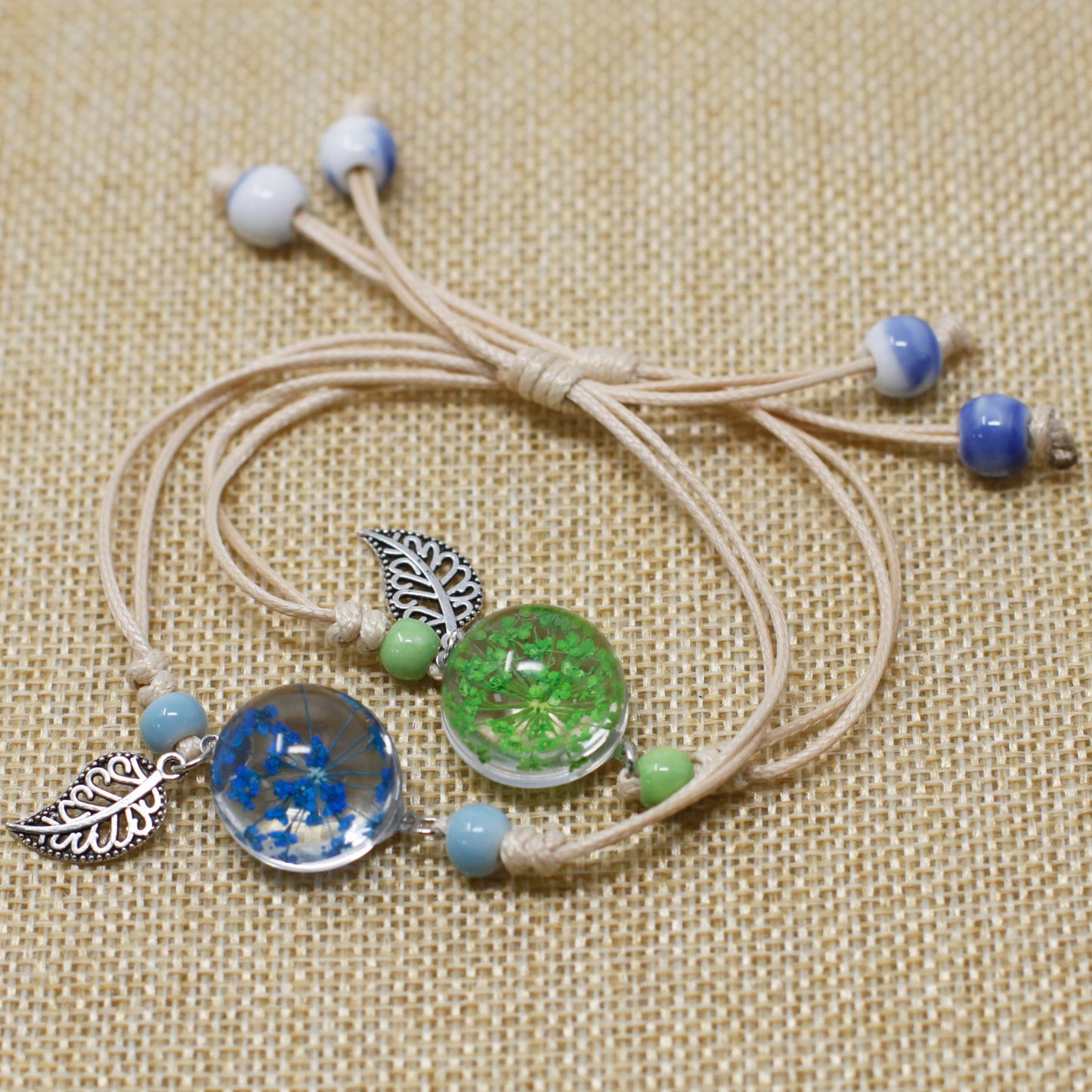 Bracelets Fleurs et Feuilles