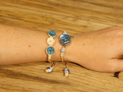 Bracelets Fleurs et Feuilles