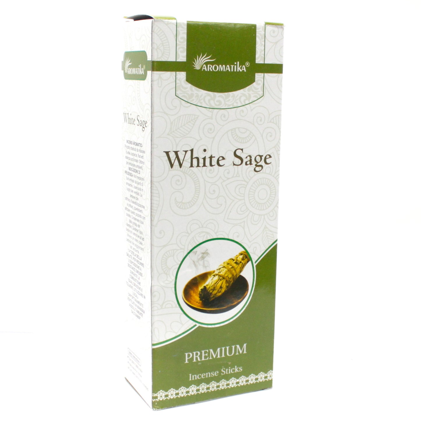 Bâtonnet Encens Premium Aromatika -Sauge Blanche